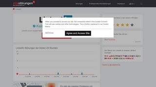 
                            8. LinkedIn aktuelle Storungen in der Schweiz | Allestörungen