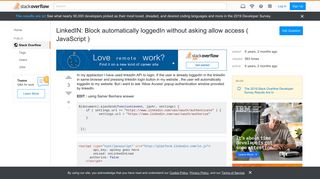 
                            7. LinkedIN: Block automatically loggedIn without asking allow access ...