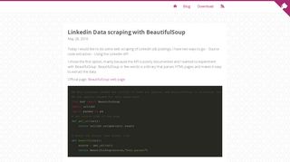 
                            2. Linkedin Data scraping with BeautifulSoup