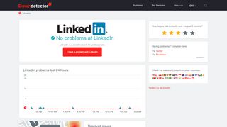 
                            10. LinkedIn down? Current status and problems for Ireland | Downdetector