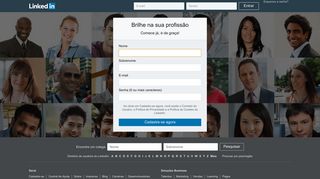 
                            3. LinkedIn: entrar ou cadastrar-se