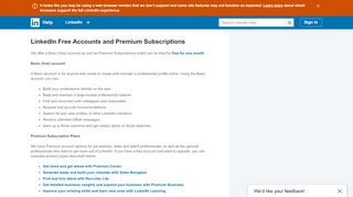 
                            5. LinkedIn Free Accounts and Premium Subscriptions | ...
