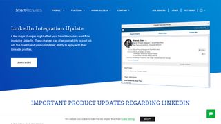 
                            7. Linkedin Integrations - Linkedin Recruiter | SmartRecruiters