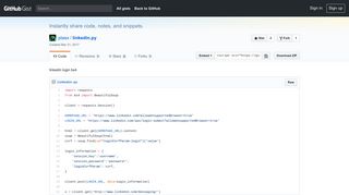 
                            4. linkedin login bs4 · GitHub