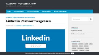 
                            9. Linkedin Passwort vergessen Erste Hilfe, wenn Du dein Passwort ...