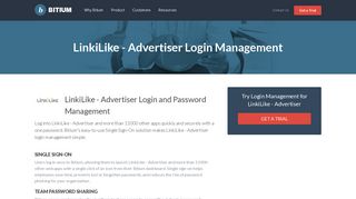 
                            9. LinkiLike - Advertiser Login Management - Team Password Manager