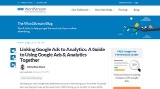 
                            9. Linking AdWords to Analytics: A Guide to Using Google AdWords ...