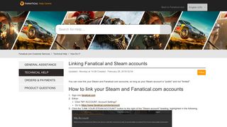 
                            10. Linking Fanatical and Steam accounts – Fanatical.com Customer ...