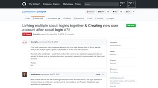 
                            4. Linking multiple social logins together & Creating new user account ...