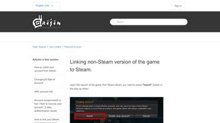 
                            6. Linking non-Steam version of the game to Steam. – Gaijin Support