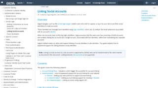 
                            3. Linking Social Accounts - Gigya Documentation - Developers Guide