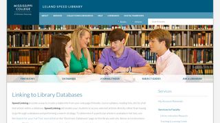 
                            8. Linking to Library Databases | Leland Speed Library | Mississippi ...