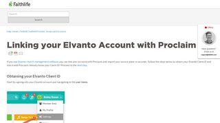 
                            13. Linking your Elvanto Account with Proclaim – Faithlife