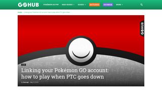 
                            7. Linking your Pokémon GO account: how to play when PTC goes ...