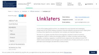 
                            12. Linklaters LLP | Investment Association