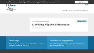 
                            4. Linköping Högskoleinformation - Infokomp