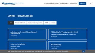 
                            3. Links + Downloads | Prodanet