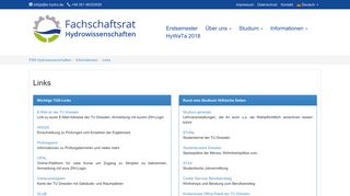 
                            11. Links - Fachschaftsrat Hydrowissenschaften - Technische Universität ...