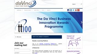 
                            3. Links for Current Students | The Da Vinci Institute