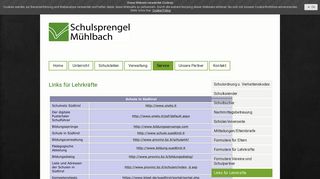 
                            9. Links für Lehrkräfte - Schulsprengel Mühlbach