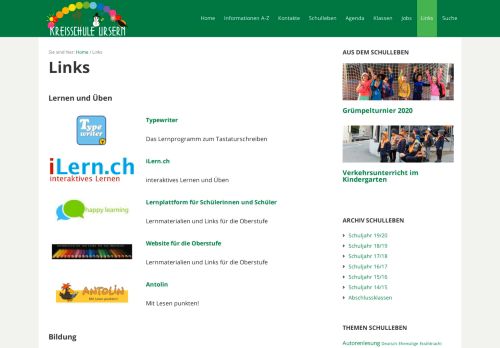 
                            12. Links - Kreisschule Ursern