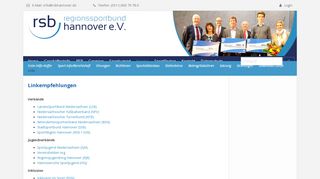 
                            11. Links - Service | Regionssportbund Hannover e.V.