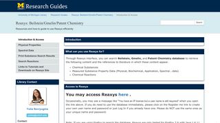 
                            7. Links to Tutorials and Downloads on Reaxys Site - Reaxys: Beilstein ...