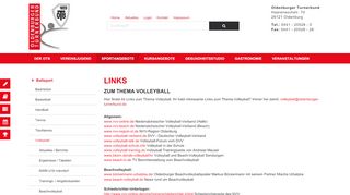 
                            11. Links - Volleyball - Ballsport - Sportangebote | Oldenburger ...
