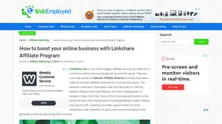
                            4. Linkshare Affiliate: How to Boost your Online Business - WebEmployed