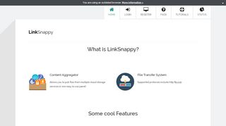 
                            11. LinkSnappy - Get your files as a premium user from all hosts!