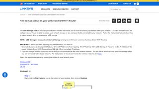 
                            9. Linksys Official Support - How to map a drive on your Linksys Smart Wi ...