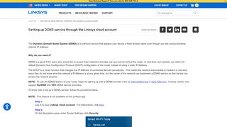 
                            12. Linksys Official Support - Setting up DDNS service through the Linksys ...