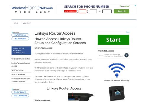 
                            6. Linksys Router Access - Wireless Home Network Made Easy