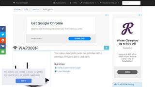 
                            4. Linksys WAP300N Default Password & Login, Manuals, Firmwares ...