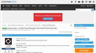 
                            2. Linode - Login Issues - Linode Cloud Manager and Linode Community ...