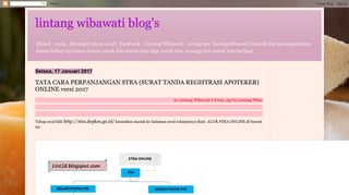 
                            7. lintang wibawati blog's: TATA CARA PERPANJANGAN STRA (SURAT ...