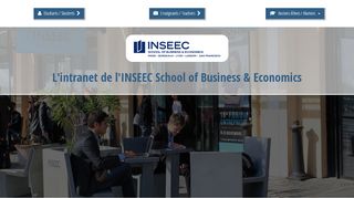 
                            3. L'intranet de l'INSEEC Business School