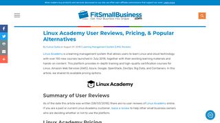 
                            10. Linux Academy User Reviews, Pricing, & Popular Alternatives