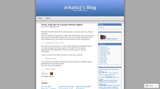 
                            2. Linux, add user to a group without logout | Arkaitzj's Blog