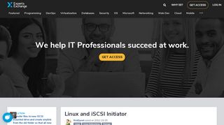 
                            7. Linux and iSCSI Initiator - Experts Exchange