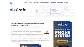 
                            10. Linux Change Password Using passwd Command Over SSH - nixCraft