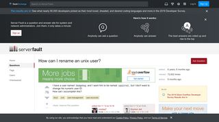 
                            13. linux - How can I rename an unix user? - Server Fault