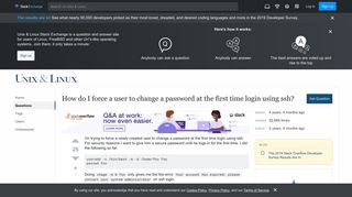 
                            2. linux - How do I force a user to change a password at the first ...