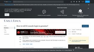 
                            10. linux - How to tell if console login is genuine? - Unix & Linux ...