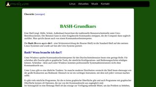 
                            13. Linux in 90 Minuten - Die Bash