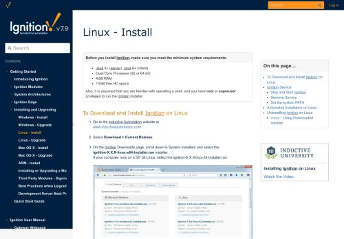 
                            1. Linux - Install - Ignition User Manual 7.9 - Ignition Documentation