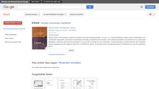 
                            9. Linux: Konzepte, Kommandos, Oberflächen - Google Books-Ergebnisseite