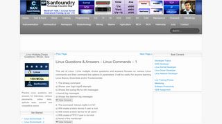 
                            5. Linux MCQs - Multiple Choice Questions & Answers - Sanfoundry