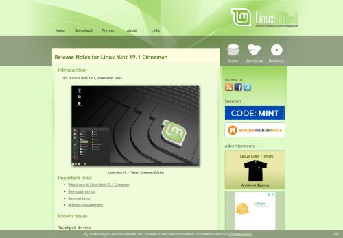 
                            10. Linux Mint 19.1 Cinnamon Release Notes - Linux Mint