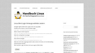 
                            2. Linux Mint Login Hintergrundbilder ändern | Handbuch Linux